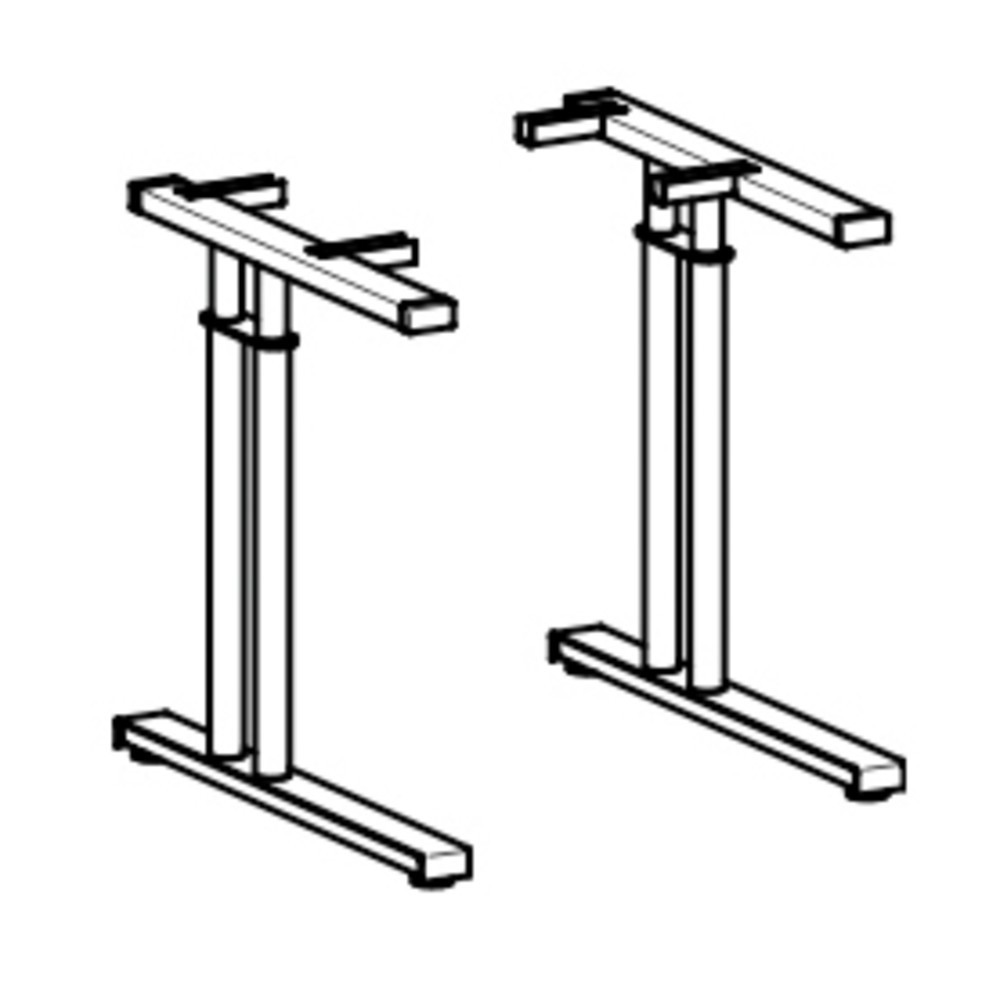 Zdjęcie produktu nr 3: Biurko Profi, podstawa C, kąt otwarty 135° prawa strona, szer. x gł. 2166 x 1130 mm, drewno bukowe