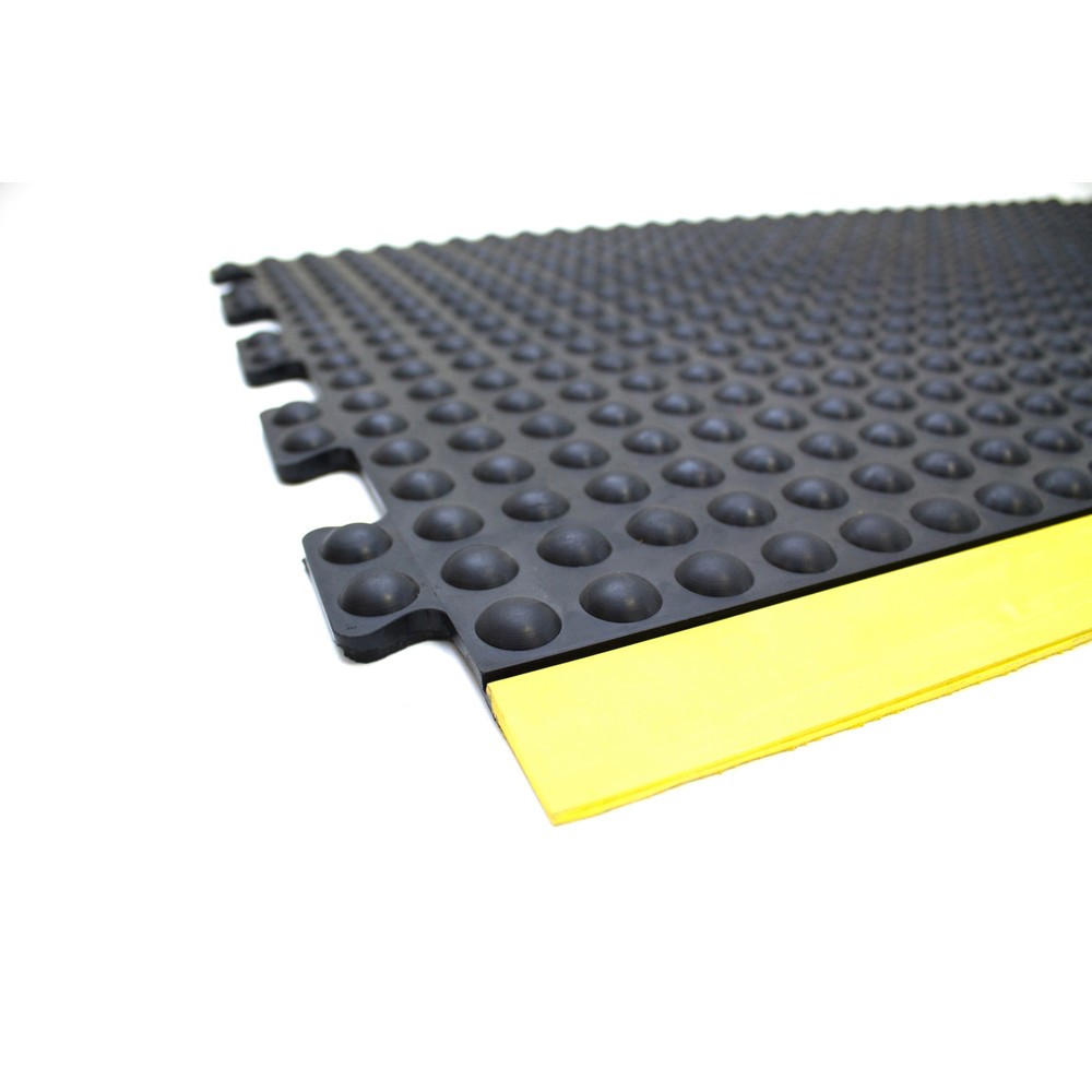 Zdjęcie produktu nr 2: COBA Mata przeciwzmęczeniowa Bubblemat Safety, element środkowy, szer. x gł. 600 x 900 mm, kolor czarny/żółty