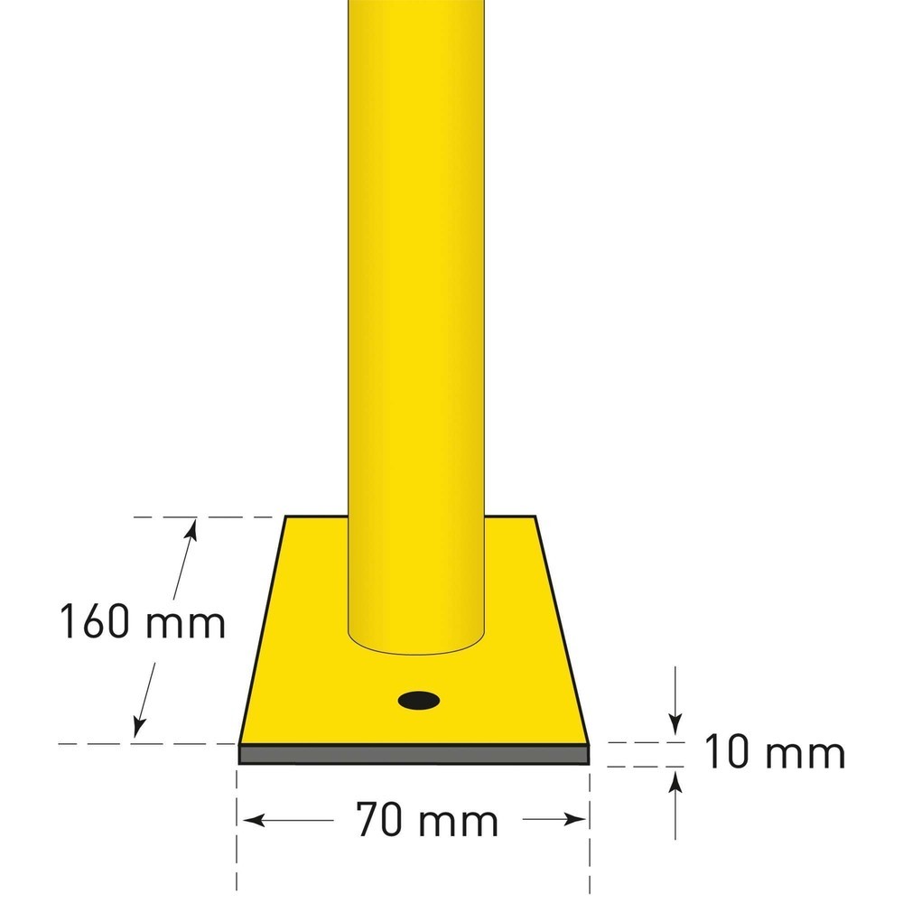 Zdjęcie produktu nr 2: Kabłąk ochronny, do zastosowań na zewnątrz, wys. x szer. 1000 x 1000 mm