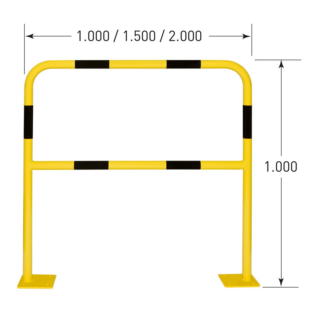 Zdjęcie produktu nr 3: Kabłąk ochronny Small, do zastosowań w pomieszczeniach, wys. x szer. 1000 x 1000 mm