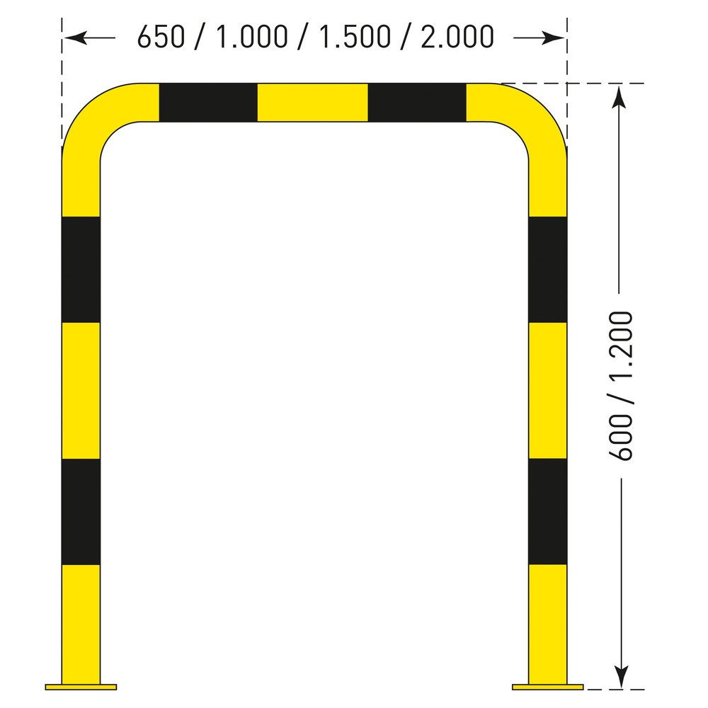 Zdjęcie produktu nr 2: Osłona rur do zastosowań na zewnątrz, wys. x szer. 1000 x 350 mm