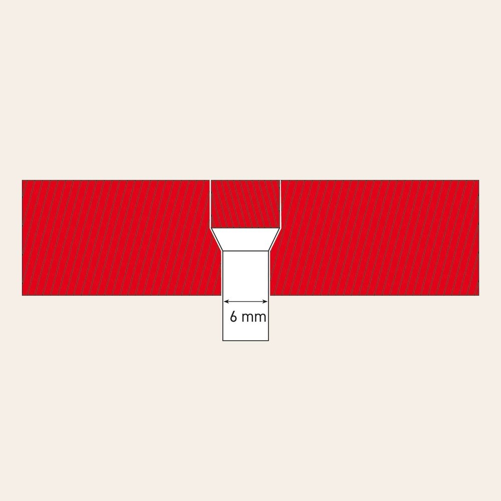 Zdjęcie produktu nr 4: Zabezpieczenie przed uderzeniem MORAVIA do ścian, do montażu, wys. x szer. 150 x 10 mm, długość 2060 mm, kolor czarny