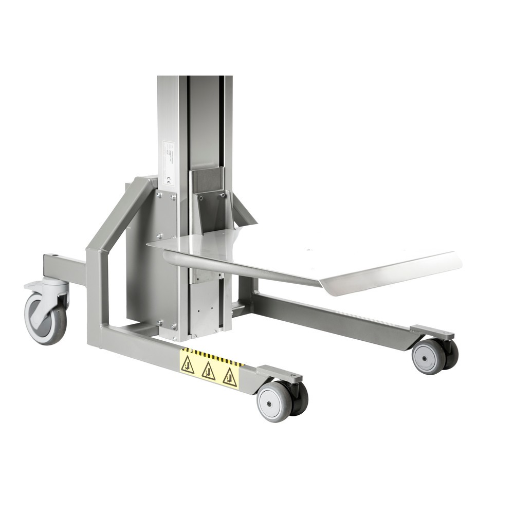 Zdjęcie produktu nr 3: Podnośnik HOVMAND z platformą ze stali szlachetnej, zakres podnoszenia 100-1710 mm, udźwig 80 kg