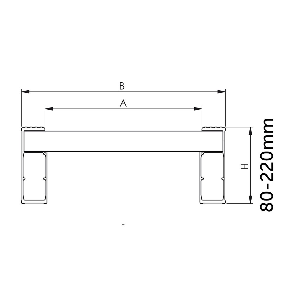 Zdjęcie produktu nr 7: Szyny przeładunkowe ze szczeblami, bez krawędzi, nośność 1 660 kg/para, długość 2 340 mm