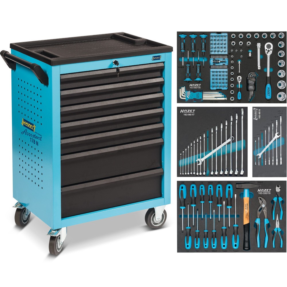 Zdjęcie produktu nr 1: Hazet® Tool Trolley Assistant®, włącznie z asortymentem narzędzi 147-